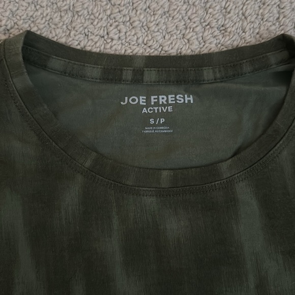 Joe Fresh Active Long Sleeve Top Green - Picture 3 of 6